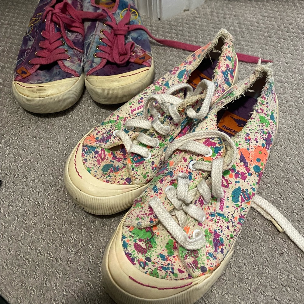 Rocket Dog tie dye shoes